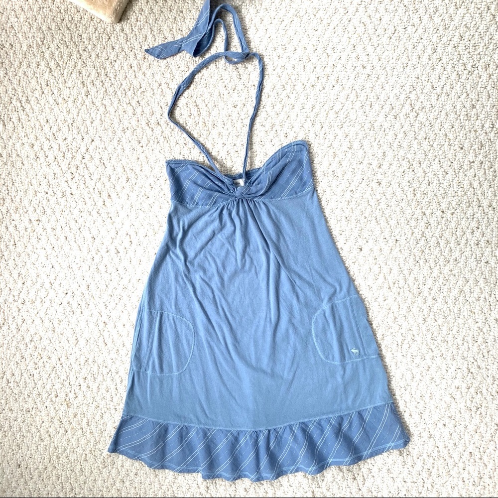 Abercrombie & Fitch Bandeau Halter Dress w Pockets - Picture 5 of 15